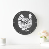 Metzgerdiagramm Fleisch schneidet Uhr Truthahn dan (Zuhause)