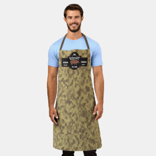 Metzgerei braun hog brown camo anpassen schürze