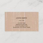 Metzgerei Fleischmarkt Schweinezucht Rustikale Sah Visitenkarte (Rückseite)