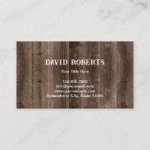 Metzgerei für Vintage Ställe Visitenkarte (Rückseite)