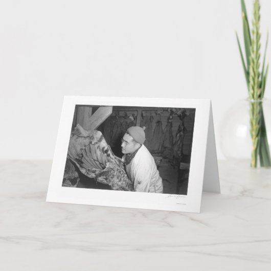 Metzgerei, (J.S. Yonai) 1943 Karte (Vorderseite)