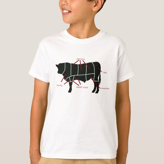 Metzgereichen - leckeres Yummy Beef! T-Shirt (Vorderseite)