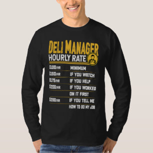 Metzgereileiter Stundensatz Metzgereidirektor Ma T-Shirt