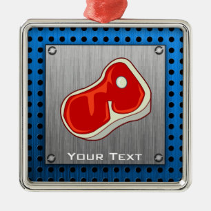 Metzgereimer Steak Ornament Aus Metall