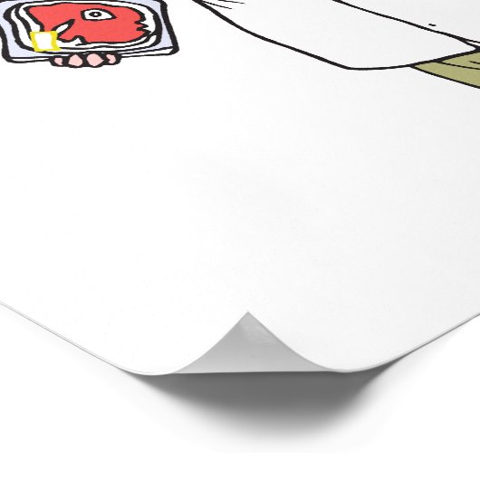 Metzgerin Poster (Ecke)