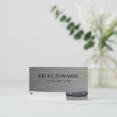 Metzgermesser-Visitenkarte Visitenkarte (Stehend Vorderseite)