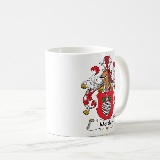 Metzler Familienwappen Kaffeetasse (VorderseiteRechts)
