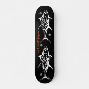 Meuchelmörder-Fischen - Stammes- schwarzes Skateboard