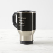 Meuchelmörder-Tasse Reisebecher (Vorderseite Links)