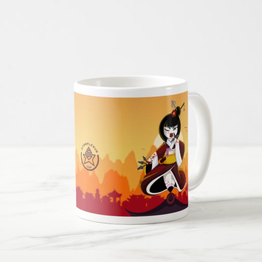 Meuchelmördergeisha-Tasse Kaffeetasse (VorderseiteRechts)