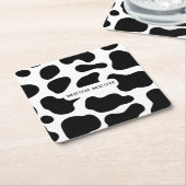 Meuh Meuh Rechteckiger Pappuntersetzer (angewinkelt)