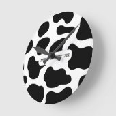 Meuh Meuh Runde Wanduhr (Winkel)