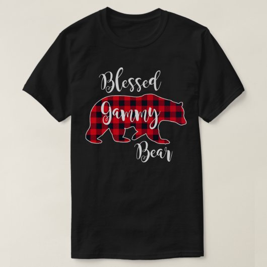 Meured Gammy Bear Red Buffalo Check Plädoyer Fun G T-Shirt (Design vorne)