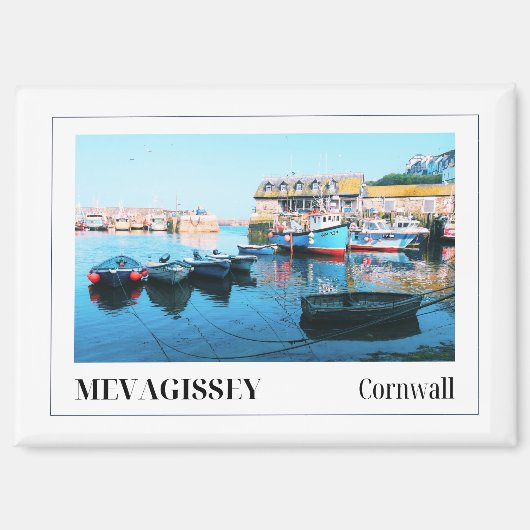 Mevagissey, Cornwall, England Magnet (Vorderseite)
