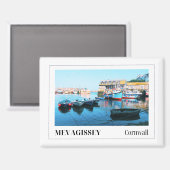 Mevagissey, Cornwall, England Magnet (Vorderseite/Rückseite)