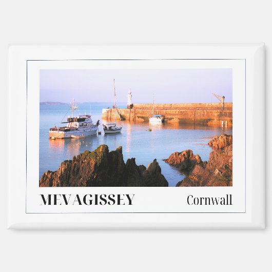 Mevagissey, Cornwall, England Magnet (Vorderseite)