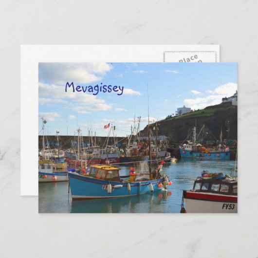 Mevagissey Cornwall England Postkarte (Vorne/Hinten)