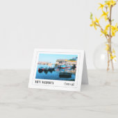 Mevagissey Harbour, Cornwall Karte (Gelbe Blume)