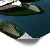 Mevagissey Harbour Poster (Ecke)