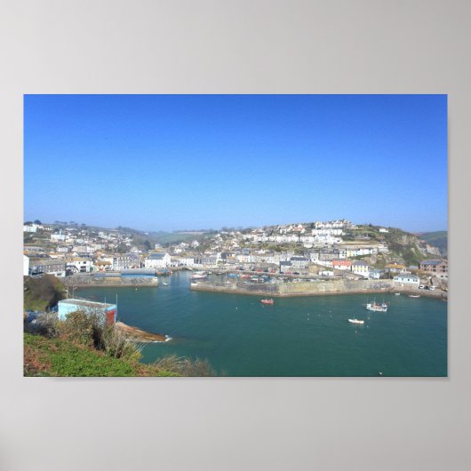 Mevagissey in Cornwall Poster (Vorne)