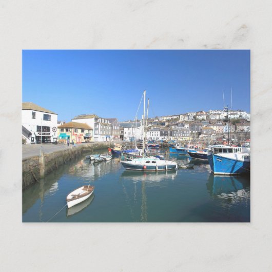 Mevagissey in Cornwall Postkarte (Vorderseite)