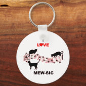 Mew-sic Schlüsselanhänger (Vorderseite)
