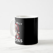 Mewing Santa Mew Funny Santa Meme Rizz Rizzmas Kir Kaffeetasse (Vorderseite Links)