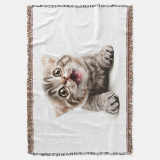 MewMellow - Lockerung der Purring-Marshmallows Decke (Vorderseite Vertikal)