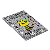 Mewogical Cat Notebook Notizblock (Rechte Seite)