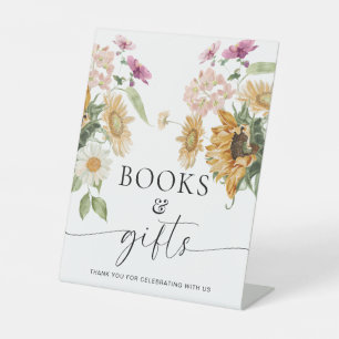 Mews Sunflower Fall Blumenbücher und Geschenke Zei Sockelschild