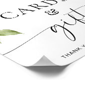 Mews Sunflower Fall Blumenkarten und Geschenke Zei Poster (Ecke)