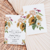 Mews Sunflower Herbst Herbst Brautparty Einladung