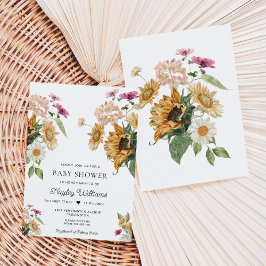 Mews Sunflower Herbst Herbstdusche Einladung