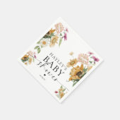 Mews Sunflower Herbst Herbstdusche Serviette (Ecke)