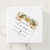 Mews Sunflower Pop Champagner-Brautparty Geschenkanhänger (Beispiel)