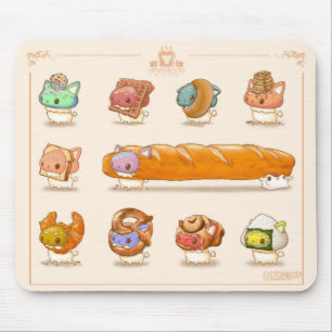 Mewshroom in der Brotmousepad Mousepad