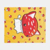 Mewshroom umfassender niedlicher Katzenpilz Fleecedecke (Vorderseite (Horizontal))