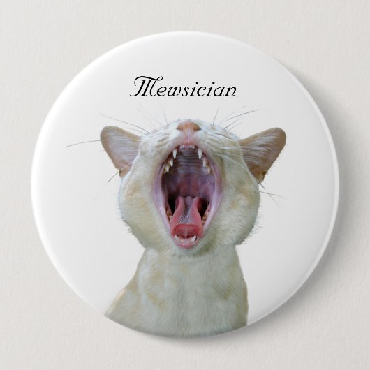 Mewsician Button (Vorderseite)