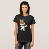 Mewsician Violin Player Cat Violinist Musician 1 T-Shirt (Vorne ganz)