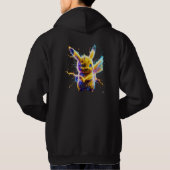 ⚡ Mewtwo entfesselt: Kosmischer Blitz-Realismus ⚡ Hoodie (Rückseite)