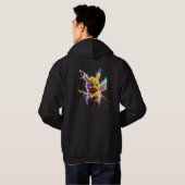 ⚡ Mewtwo entfesselt: Kosmischer Blitz-Realismus ⚡ Hoodie (Schwarz voll)