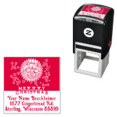 MEWWWY CHRISTMAS Briefmarke Permastempel (Beispiel)