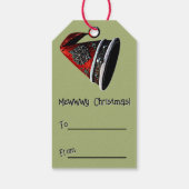 MEWWWY CHRISTMAS-Geschenkmarke Geschenkanhänger (Rückseite)