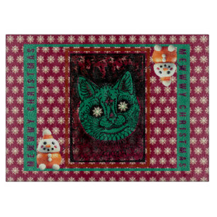 MEWWWY CHRISTMAS-Schneidbrett Schneidebrett