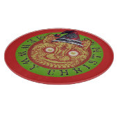 MEWWWY CHRISTMAS-Schneidbrett Schneidebrett (Ecke)