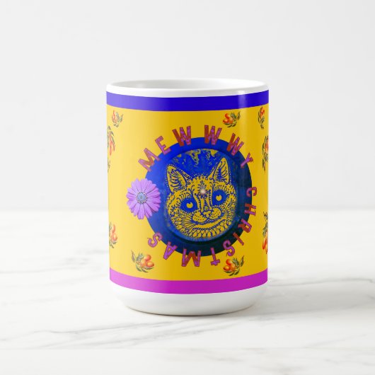MEWWWY CHRISTMAS-Tasse Kaffeetasse (Mittel)