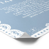 Mexica talavera Night Diaper Baby Dusche Spielzeic Poster (Ecke)