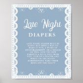 Mexica talavera Night Diaper Baby Dusche Spielzeic Poster (Vorne)