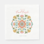 Mexical Talavera Final Fiesta Margarita Serviette (Vorderseite)