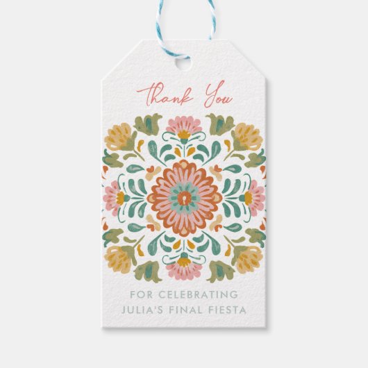 Mexical Talavera Final Fiesta Talavera Geschenkanhänger (Vorderseite)